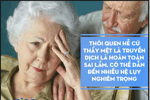 [Cảnh báo] Cứ mệt là truyền dịch - Hậu quả khôn lường