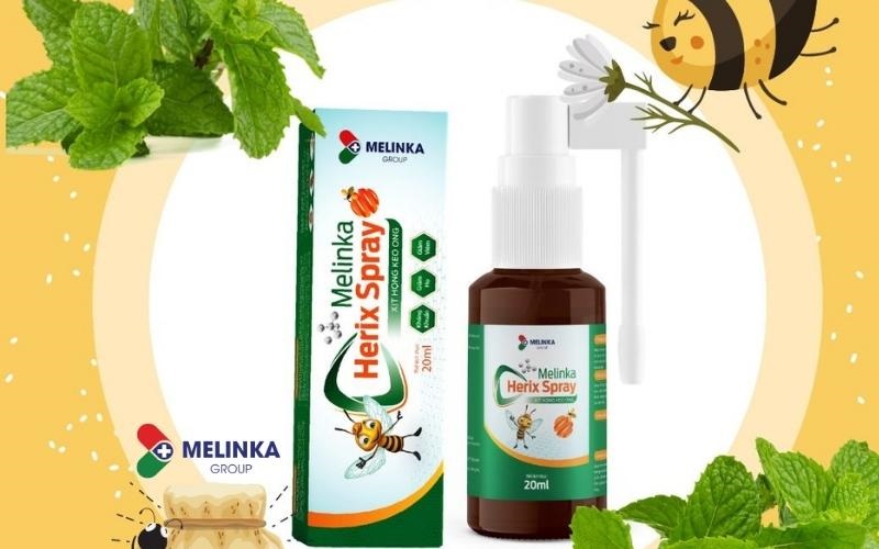 Xịt họng keo ong Herix Spray: giá, công dụng và cách sử dụng hiệu quả
