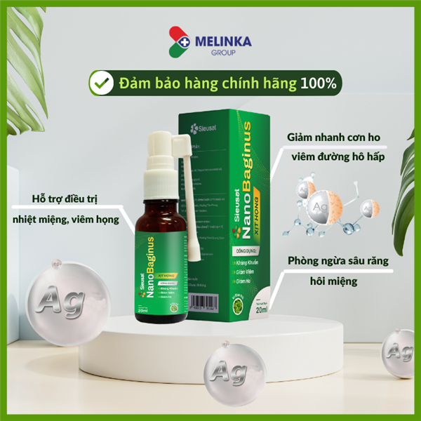 Nanobaginus trị ho khi mới chớm ho - Tấm khiên bảo vệ gia đình