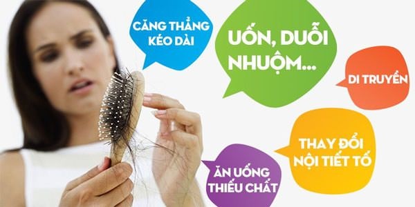 CÁC NGUYÊN NHÂN GÂY RỤNG TÓC NHIỀU?