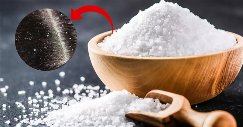 Mách nhỏ cách dùng muối gội đầu vừa sạch gàu vừa giúp tóc không bết