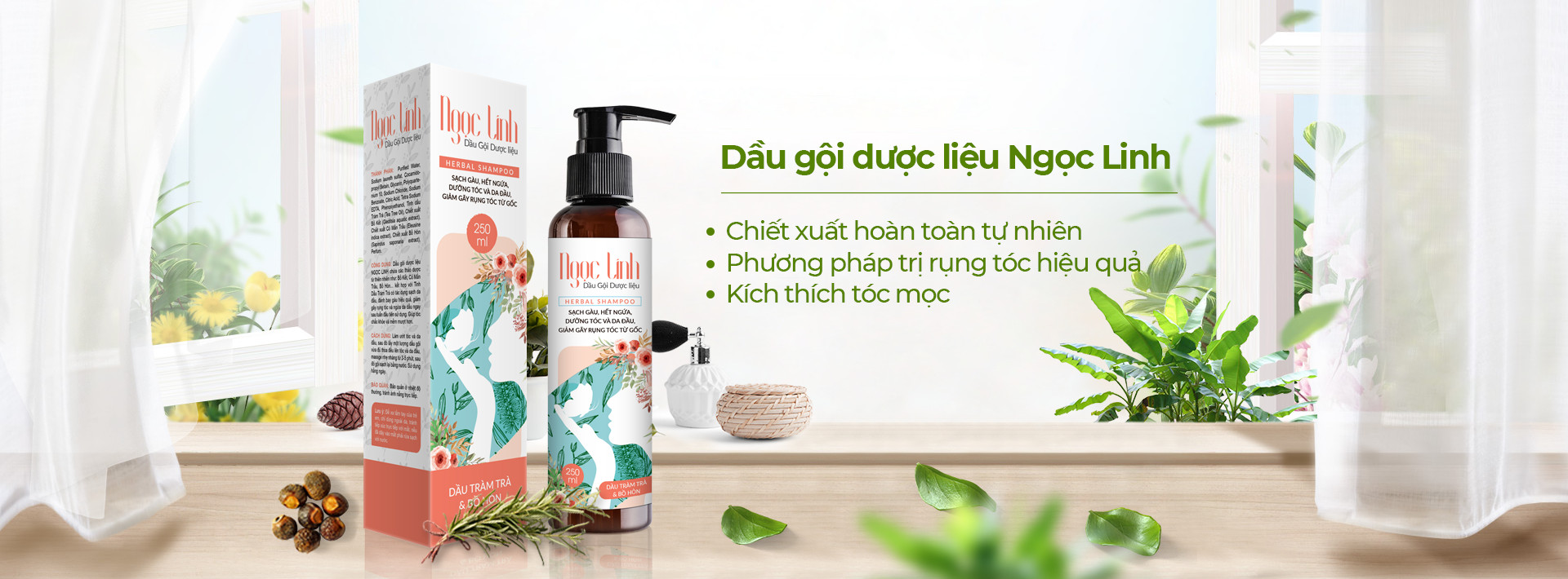 Dầu gội dược liệu Ngọc Linh