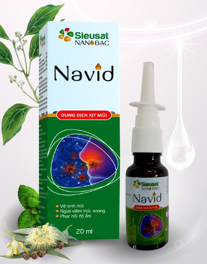  Dung Dịch Xịt Mũi Navid  - SIEUSAT NANO BẠC